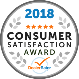 DealerRater 2018 Consumer Satisfaction Award