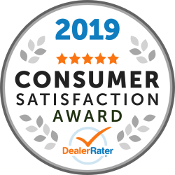DealerRater 2019 Consumer Satisfaction Award